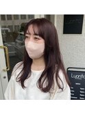 【hair&healing  Luonto】ピンクブラウンカラー