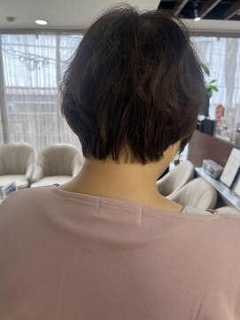 クオリス 上板橋店(QUALIS) 【大人可愛い】くせ毛 ショートヘア ナチュラルブラウン