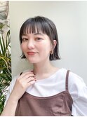 CAF 照下　イメチェン　似合わせカット　ミニボブ