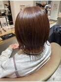 ☆ミニボブ×オレンジブラウン☆