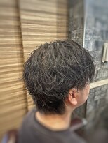 銀座マツナガ 神田店 マッシュウルフ波巻き20代メンズ