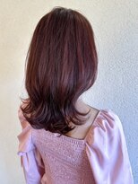 エルサフィロ キタハマ(el zafiro kitahama)&nbsp;20×30×40代×くびれヘア×ピンクベージュ×ミディアム