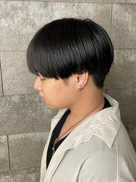 ニアウ 伊勢崎連取店(Niau) シースルーマッシュメンズマッシュラウンドマッシュ