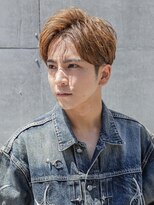 【メンズstyle】ベリーショートニュアンスパーマグレーベージュ