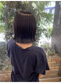 切りっぱなしボブ