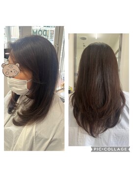 フリーダム(FREE-DOM) レイヤーカットを綺麗に簡単スタイリング