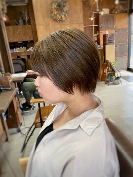 ロルド シェリ(Rold Cheri) 【山本智文】オリーブベージュショートカット