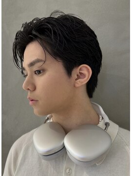 ピークアブー 表参道(PEEK-A-BOO) メンズ　ナチュラル　センター分けヘア