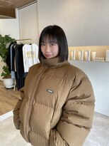 ウタリ(utari)&nbsp;ぱつっと切りっぱなしボブ【難波 桜川/髪質改善】