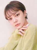 レジュアル(RESSUAL)&nbsp;イメチェンホワイトブロンド外ハネボブ美髪ワイドバング