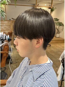 ミモザワークス(Mimosa Works) シースルーバング でも自然な仕上がりの縮毛矯正に
