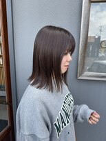 キュオンシア(CUEON. ciea)&nbsp;切りっぱなし×柔らかブラウン