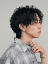 渋谷緩めシャドウパーマスパイラルパーマセンターパート