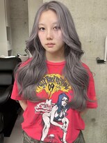 ソル ジングウマエ(SOL JINGUMAE)&nbsp;mayu//透明感シルバーグレーワンホングレージュブリーチ