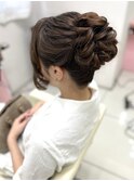 【ヘアセット】アップヘア/お団子アレンジ/梅田駅