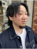 スパイラル／パーマ／メンズ／押上