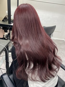 シーン(seen) 【チェリーレッド】ブリーチなしピンクワインレッドローズピンク