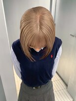 ペレ アネックス 大阪梅田茶屋町店(PELE ANNEX)&nbsp;くびれヘア/アプリコットオレンジ/ハイライトカラー/梅田