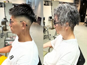 イズ(iss)の写真/パーマ21時まで受付・カット22時まで受付のナイター営業◎“オトナ×カッコイイ”メンズスタイルを叶える★