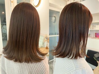 デパール 表参道店(depart)の写真/【オージュアソムリエ在籍】芯から潤う美髪へ。女性の髪質のお悩みをオーダーメイドのトリートメントで解決