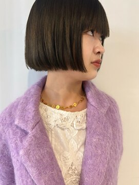 ランド(LAND) オリーブブラウン　ミニボブ