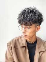 ディディエプラスエヌ(DIDIER +n)&nbsp;20代30代40代　モテ黒髪マッシュパーマ＃55