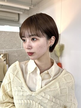 サンドイエナ 横浜店(sand yena) うる艶カラーで楽しむコンパクトにまとまる小顔ショート