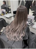グレージュグラデーションカラー