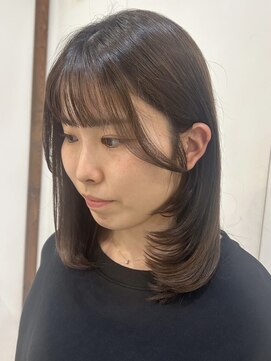 ルイ(ROUIS produced by LUCK 津田沼) レイヤーカット/ココアベージュ/ココアブラウン/レイヤー