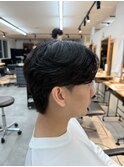 MEN’S/リバースセンターパート/ニュアンスパーマ/千葉/下田