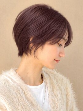 アビリタ(abilita) ショート 丸みボブ 美人ショート チェリーレッド 透明感 30代