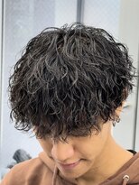 オーバル ジングウマエ(OVARL jingumae) 波巻きシャドウパーマラウンドマッシュ