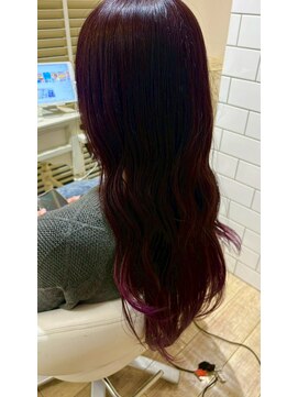 ルシードスタイル グローバルディー 稲毛店(LUCIDO STYLE GLOBAL.D) ピンクカラー20代30代40代レイヤーカット韓国ボブ顔周り稲毛駅
