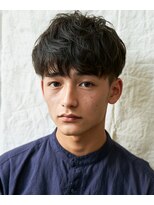 バイエイト(X8) 厚め前髪ナチュラルマッシュ黒髪メンズヘア