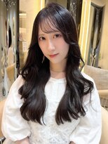 レーヴバイロンド 仙台(Reve by Lond) 韓国レイヤーシースルー髪質改善ダークグレージュ仙台前髪カット