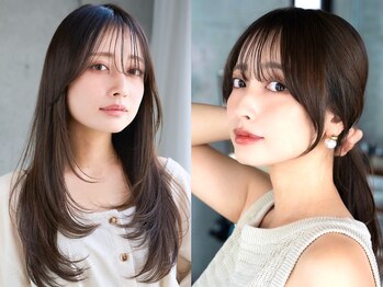 エインアンリー 明治神宮前(AIN.ANLY.)の写真/顔周りカット×韓国ヘアがお洒落！レイヤーと前髪カットで垢抜けスタイルを叶えます◎