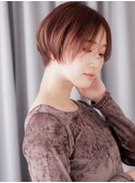 ブリーチなし刈り上げショートボブ大人ショートヘア30代40代bs3