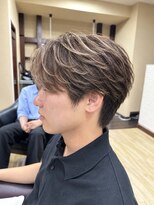 アヴァン(avan.)&nbsp;メンズセンターパート【朝霞美容院HairSalon avan.】