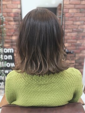 ヘアサロンオーケストラ(HAIR SALON ORCHESTRA) グラデーション外ハネボブ