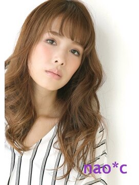 ナオシ トレス 富雄店(nao*c tres) 【nao*c 富雄店】ゆるふわウェーブ☆大人可愛いロングヘア