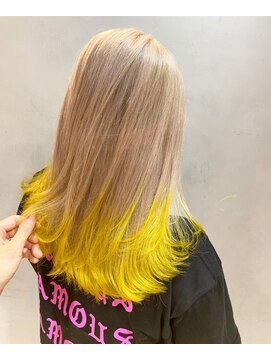 ジーナ(XENA) ハイベージュ×裾イエロー【XENA Daisuke】