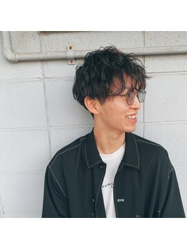 ラミール クオリティオブライフ(lamiell Quality of life) men'sスタイル/ハイライト/ダークアッシュ/ニュアンスパーマ