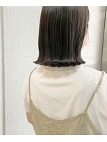 ブラウン (BROWN)&nbsp;切りっぱなしボブ