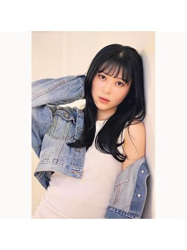 アジュール ヘアデザイン(Aju r hair design) 【韓国風ミディ×ブラックヘア☆】