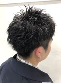 メンズピンパーマ