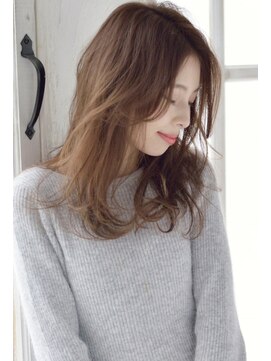 クレドガーデン 吉祥寺店(CRED GARDEN) 美肌に見える無造作ウェーブロング/マロンベージュ/吉祥寺