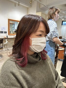 ネオリーブカップ 町田店(Neolive capu) イヤリングカラー レッド Neolive capu町田店