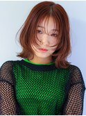 【miko】韓国風レイヤーボブ x 艶感マロンブラウン暖色系カラー