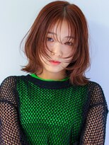 ヘアサロン ガリカ 表参道(hair salon Gallica)&nbsp;【miko】韓国風レイヤーボブ x 艶感マロンブラウン暖色系カラー