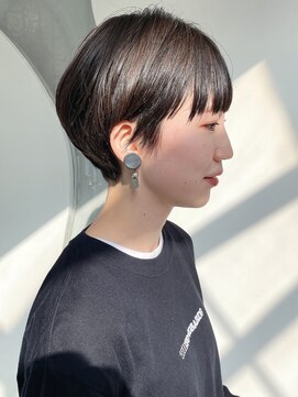 モリオ フロム ロンドン 大宮2号店(morio from London) 【なかじま ひびき】ディープグレージュ×マッシュショート